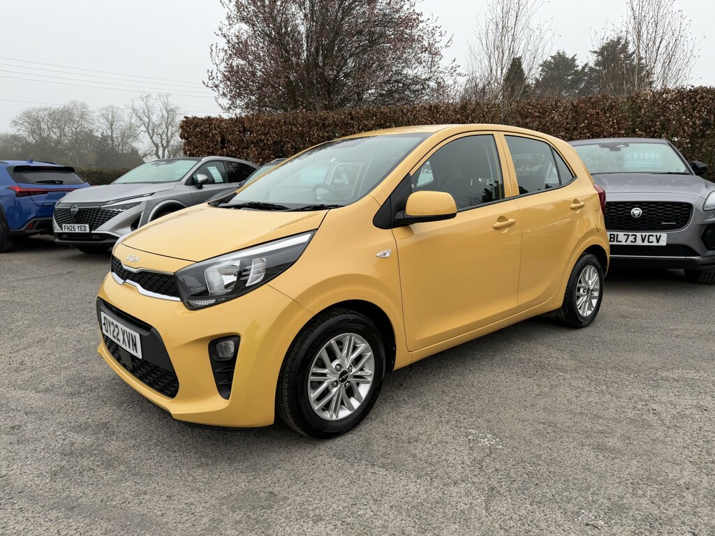 Kia Picanto Hatchback 1.0 Dpi 2 2022 OY22XVN Yellow #3