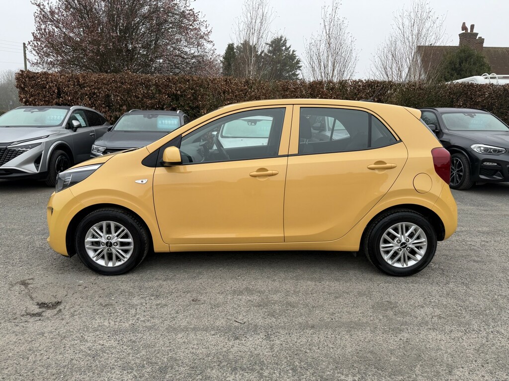 Kia Picanto Hatchback 1.0 Dpi 2 2022 OY22XVN Yellow #4
