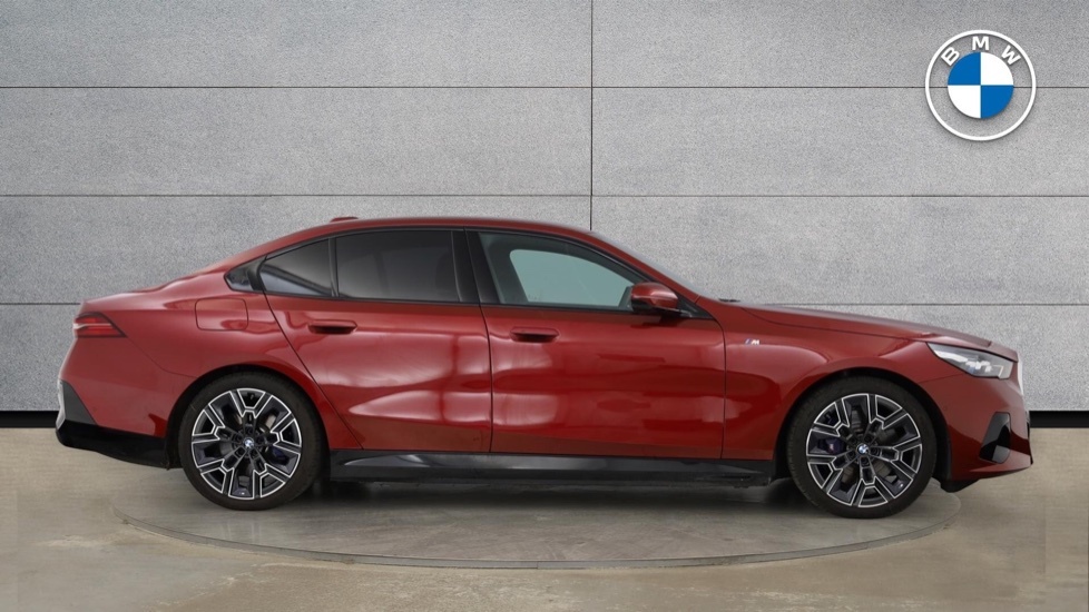 BMW i5 I5 Edrive40 M Sport Saloon YA25POF Red #3