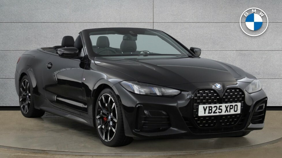 BMW 4 Series 420I M Sport Convertible Black