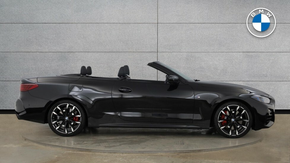 BMW 4 Series 420I M Sport Convertible YB25XPO Black #3