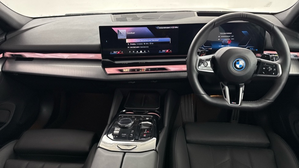 BMW 5 Series 530E M Sport Touring YB25FTT Blue #4