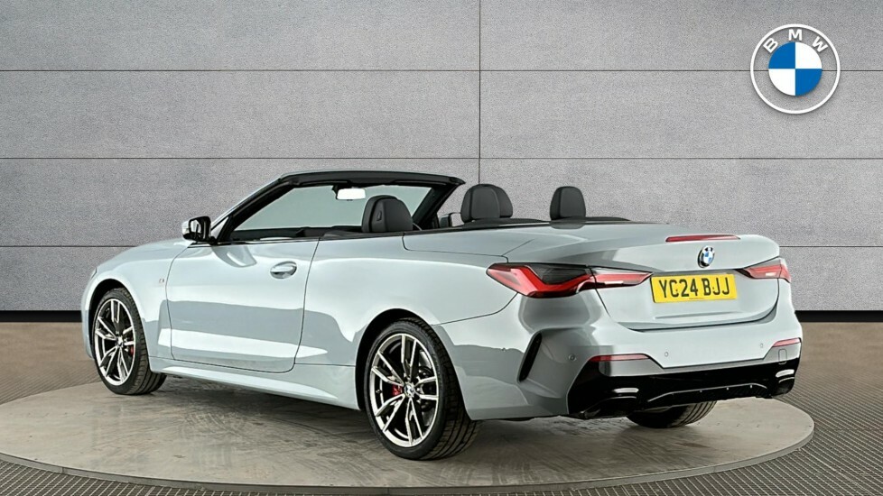 BMW 4 Series M440i Xdrive Convertible Grey #2