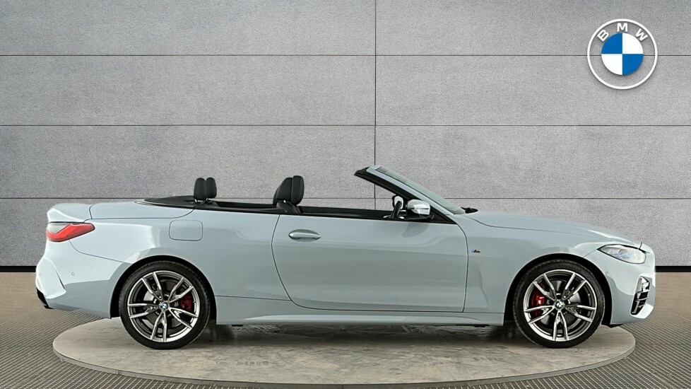 BMW 4 Series M440i Xdrive Convertible Grey #3