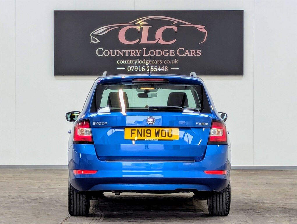 Skoda Fabia 1.0 Tsi Se L Dsg Euro 6 Ss FN19WOU Blue #5