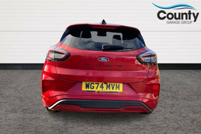 Ford Puma 1.0 Ecoboost Hybrid Mhev St-line X - 2024 74 WG74MVM Red #6