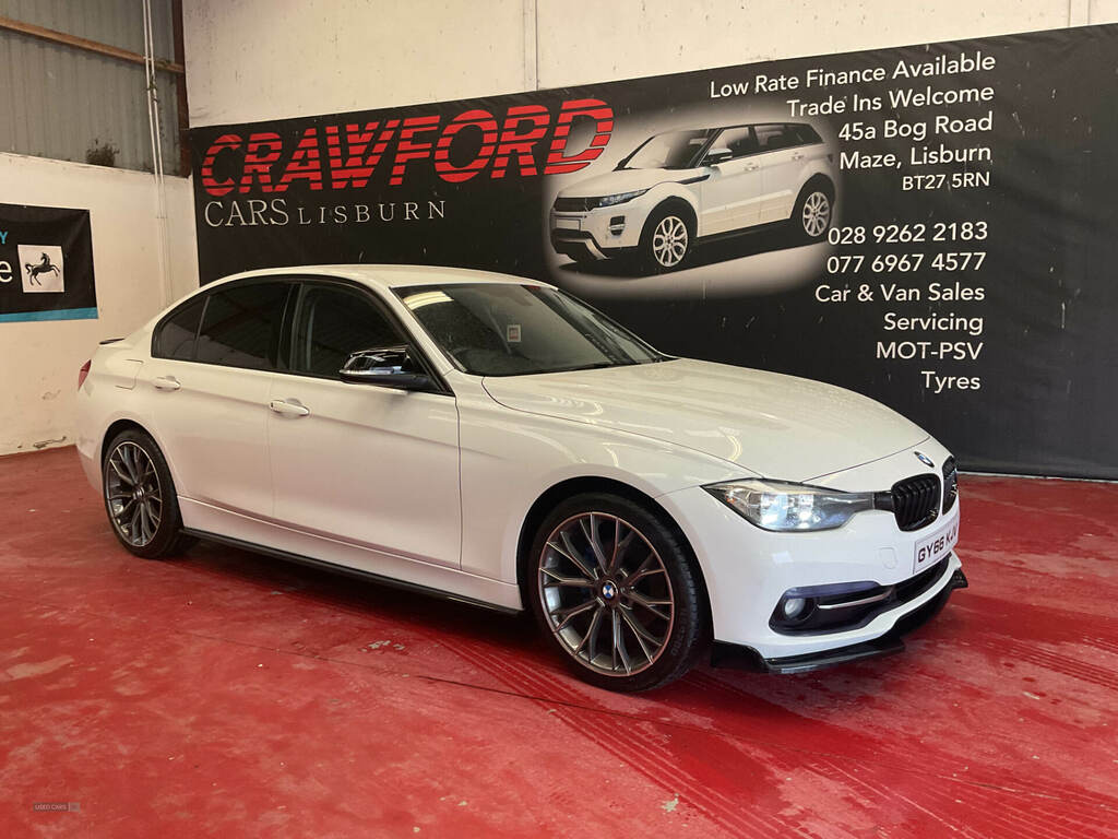 BMW 3 Series 318D Sport GY66KJV White #2