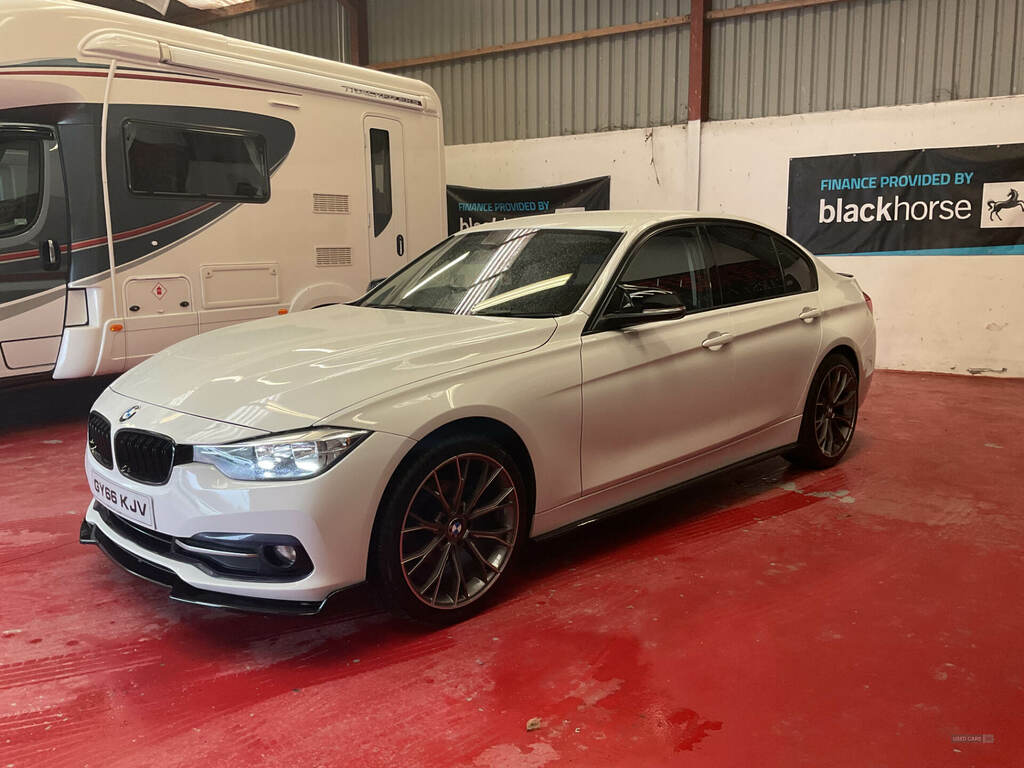 BMW 3 Series 318D Sport GY66KJV White #6