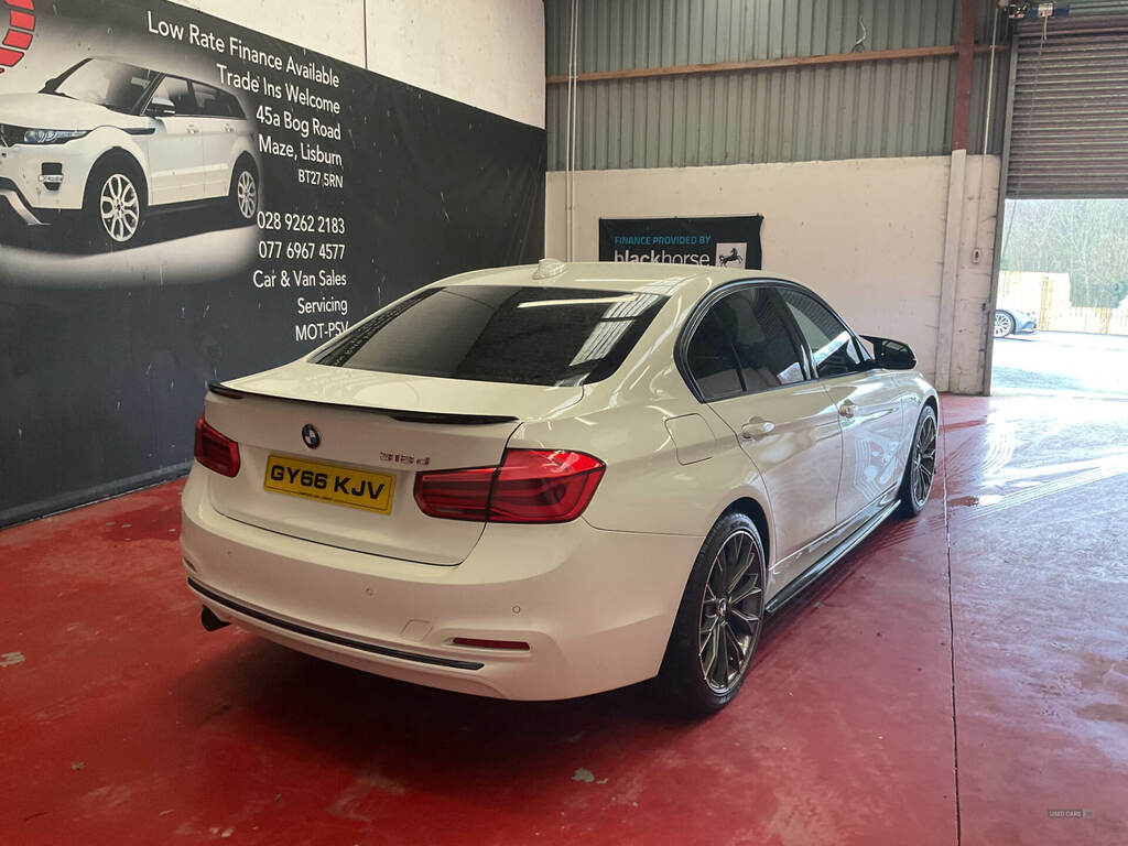 BMW 3 Series 318D Sport GY66KJV White #4