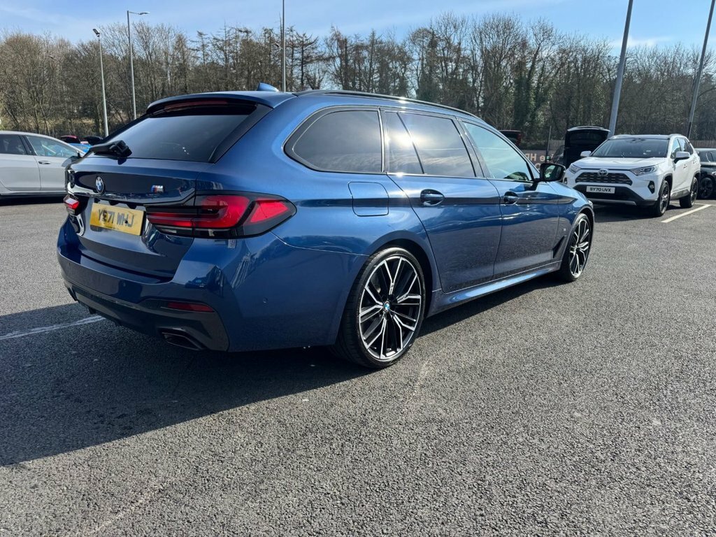 BMW 5 Series 2L M Sport YE71WHJ Blue #5