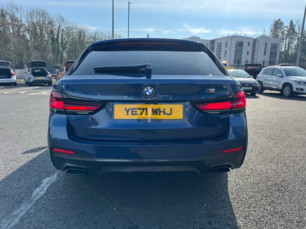 BMW 5 Series 2L M Sport YE71WHJ Blue #4