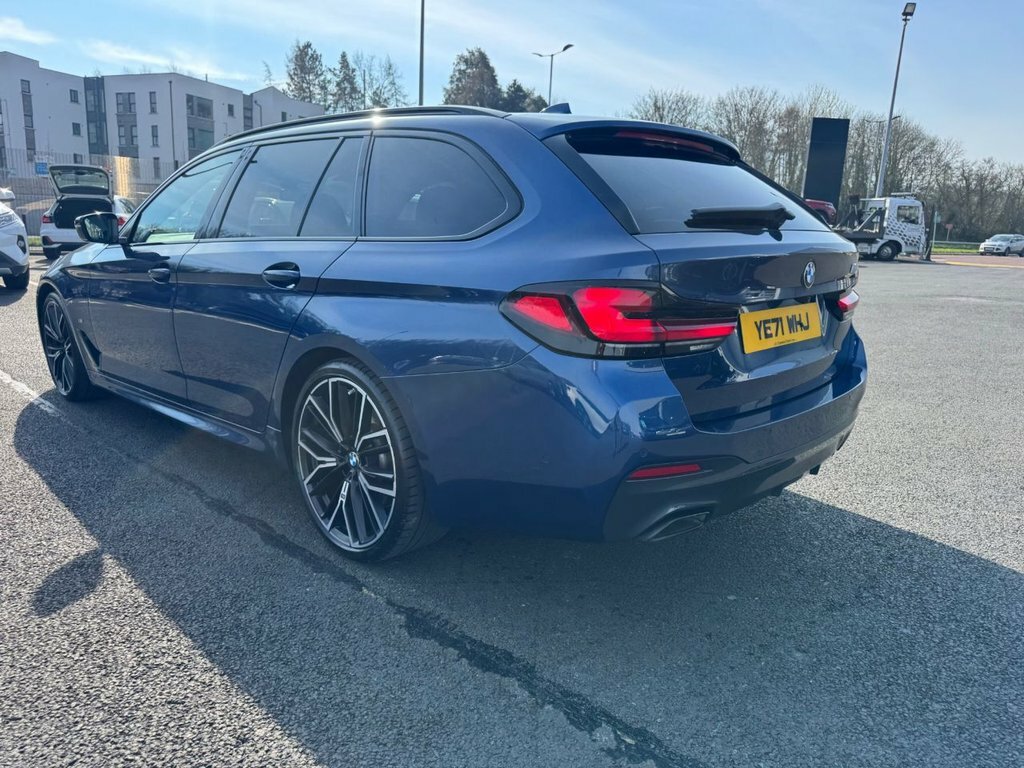 BMW 5 Series 2L M Sport YE71WHJ Blue #3