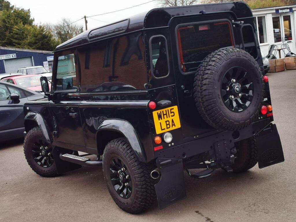 Land Rover Defender 90 2.2 Tdci Xs Station Wagon Double Cab Ma WH15LBA Black #4