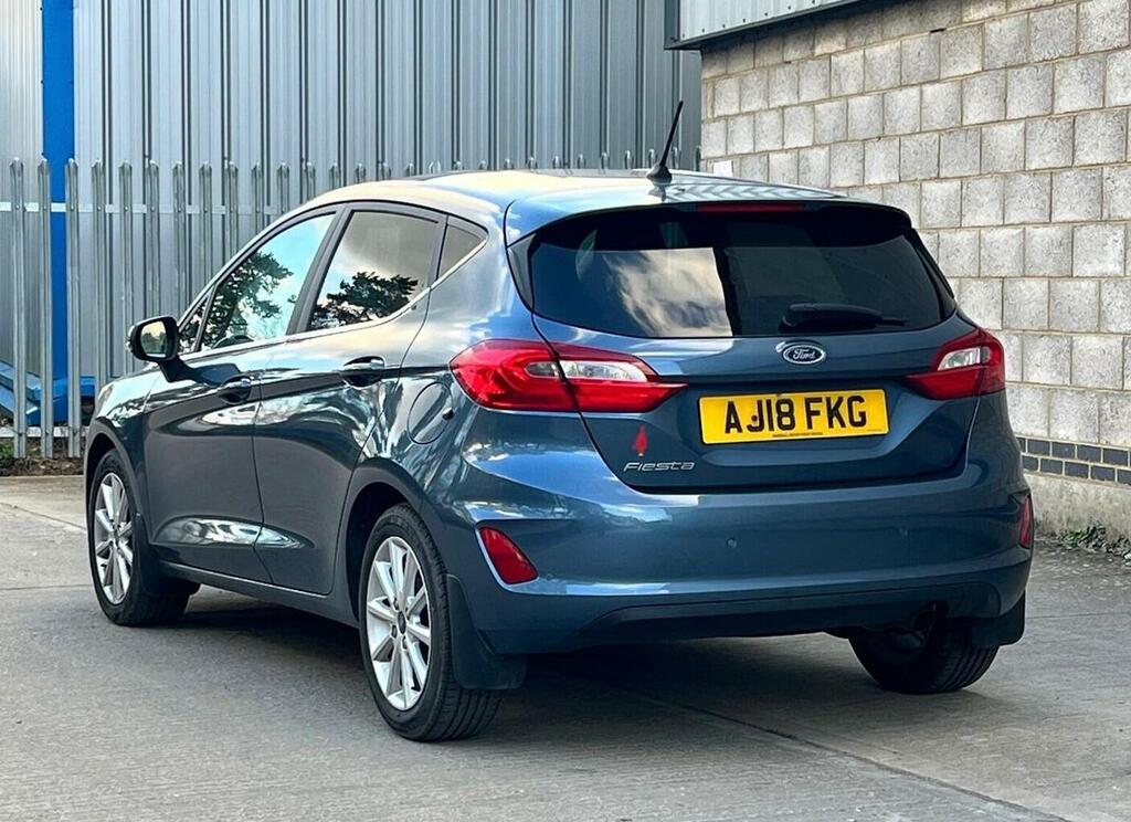 Ford Fiesta Hatchback 1.0T Ecoboost Titanium Euro 6 Ss AJ18FKG Blue #6