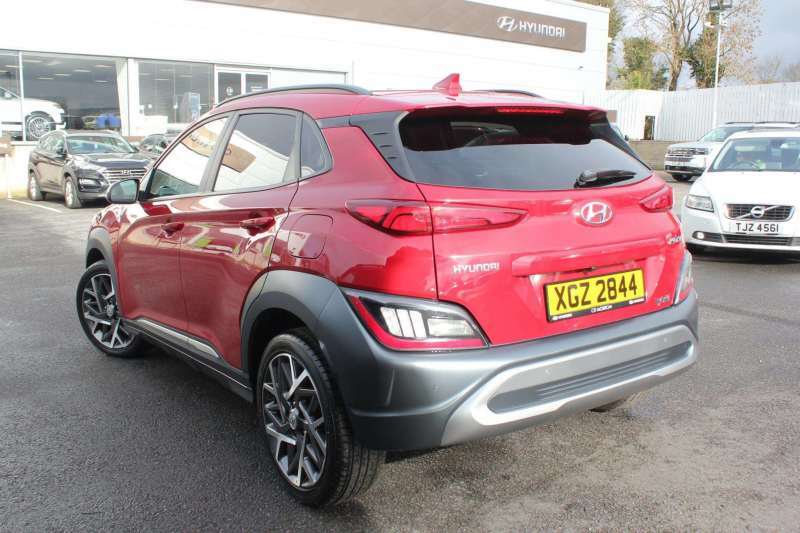 Hyundai Kona 1.6 Gdi Hybrid Premium Dct - 2022 Xgz2844 XGZ2844 Red #5