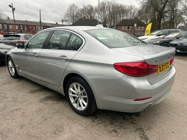 BMW 5 Series Saloon DL67STZ Silver #3