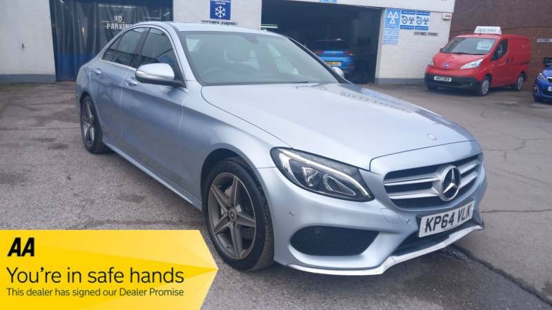 Mercedes-Benz C Class C220 Bluetec Amg Line - 2014 64 Silver