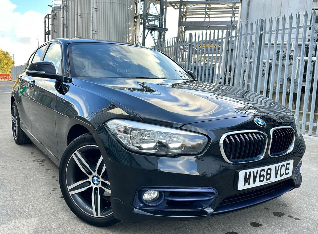 BMW 1 Series 1.5 118I Sport Euro 6 Ss MV68VCE Black #5