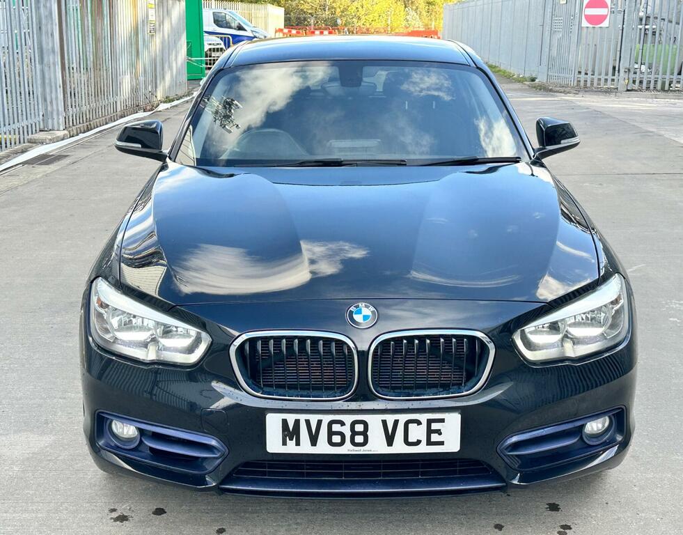 BMW 1 Series 1.5 118I Sport Euro 6 Ss MV68VCE Black #6