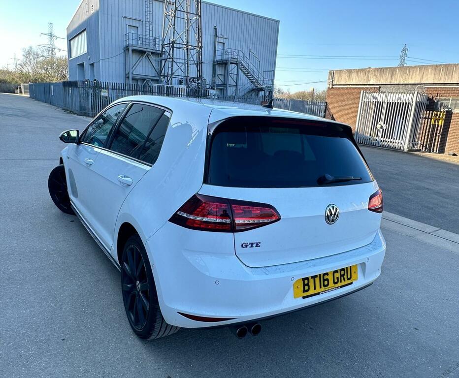 Volkswagen Golf 1.4 Tsi Gte Dsg Euro 6 Ss White #4