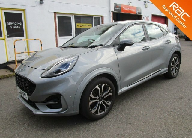 Ford Puma 1.0T Ecoboost Mhev St-line Suv Hybrid M SC22DYX Silver #4