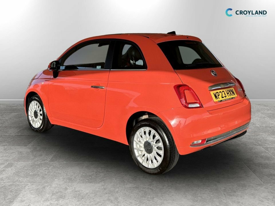 Fiat 500 Hatchback WP23HXN Orange #5