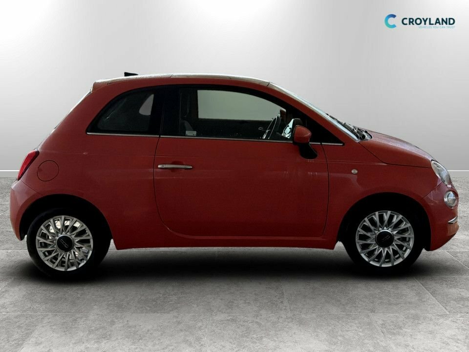 Fiat 500 Hatchback WP23HXN Orange #2