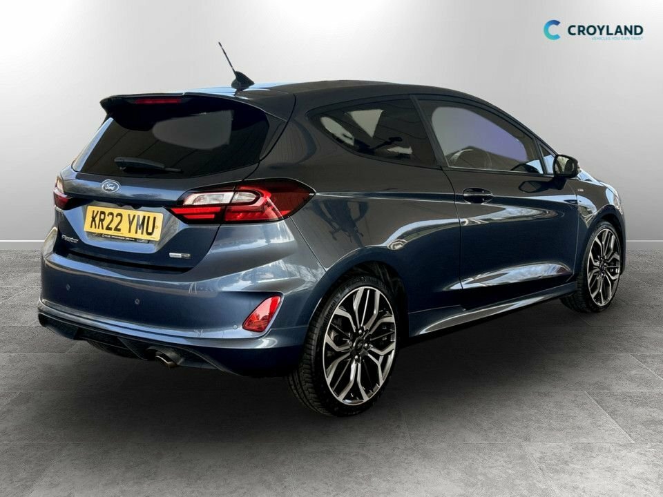 Ford Fiesta 1L St-line Vignale KR22YMU Blue #3