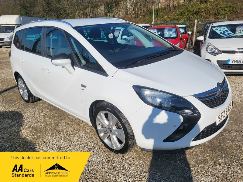 Vauxhall Zafira Sri White #3
