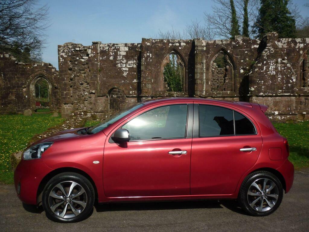 Nissan Micra 1.2 N-tec Euro 6 PN66LGW Red #2