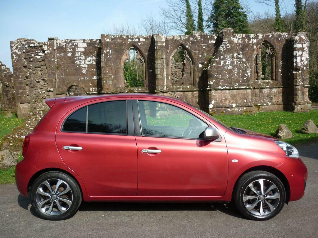 Nissan Micra 1.2 N-tec Euro 6 PN66LGW Red #6