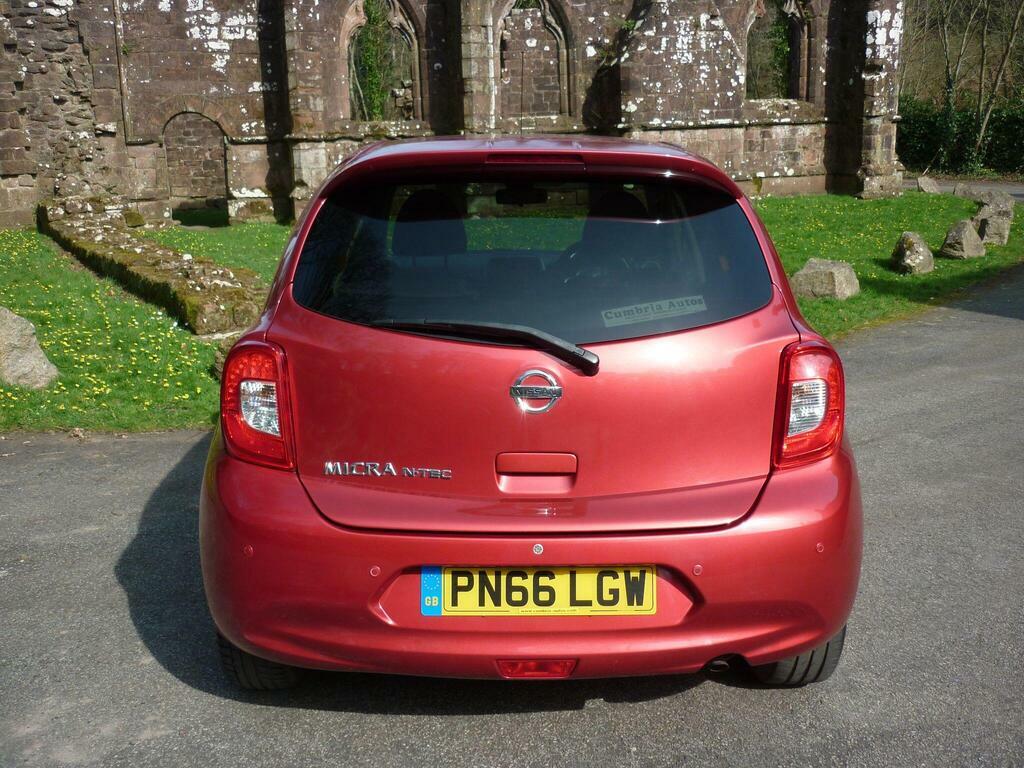 Nissan Micra 1.2 N-tec Euro 6 PN66LGW Red #4