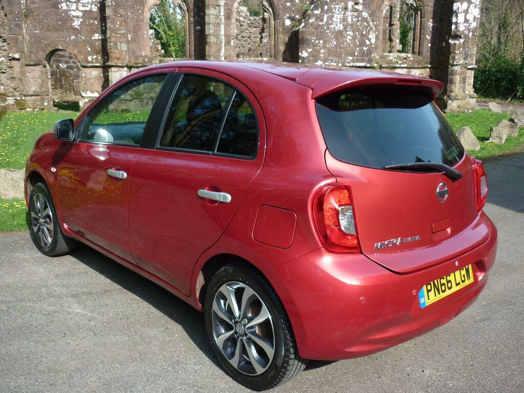 Nissan Micra 1.2 N-tec Euro 6 PN66LGW Red #3