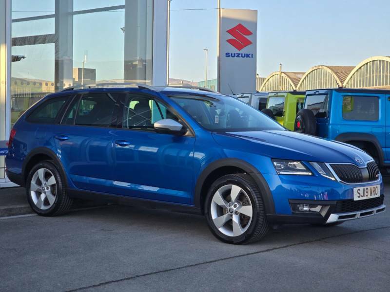 Skoda Octavia 2.0 Tdi Cr 184 Scout 4X4 Dsg 7 Speed - 2019 Blue #2