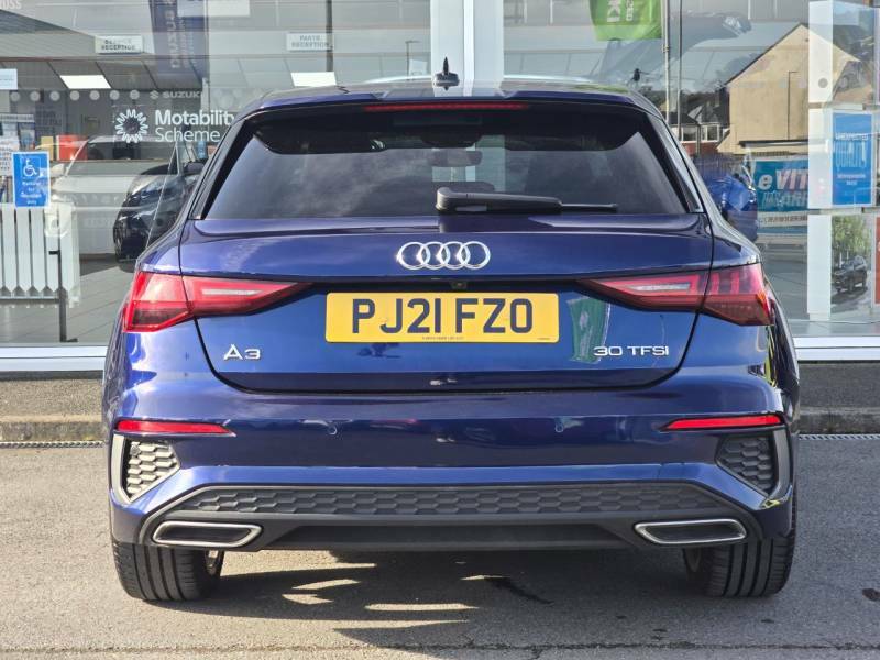 Audi A3 30 Tfsi S Line - 2021 21 PJ21FZO Blue #6