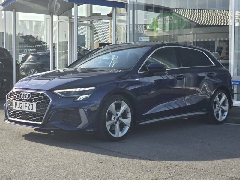 Audi A3 30 Tfsi S Line - 2021 21 PJ21FZO Blue #4