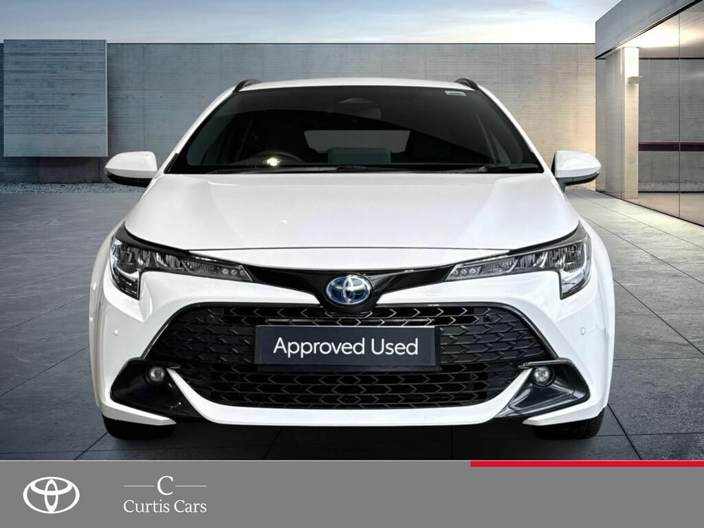 Toyota Corolla 1.8 Vvt-h Icon Touring Sports Cvt Euro 6 Ss AMZ7829 White #2