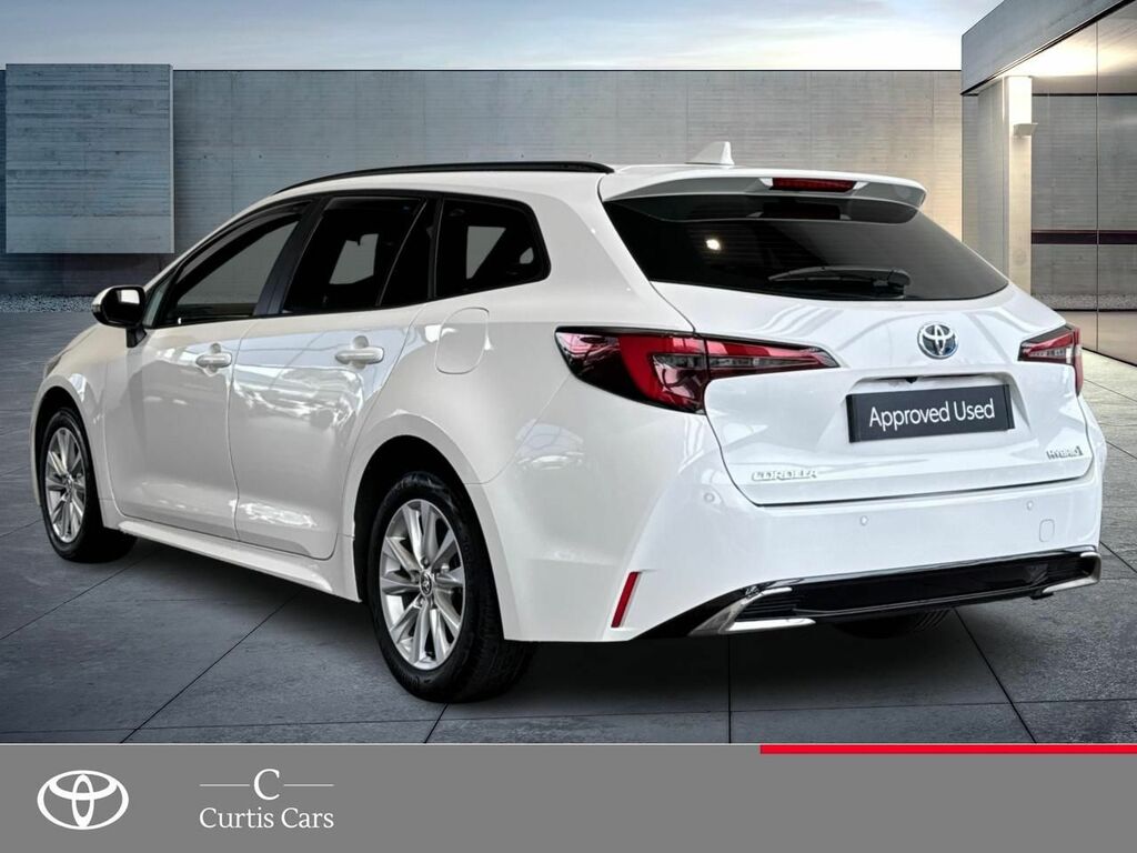 Toyota Corolla 1.8 Vvt-h Icon Touring Sports Cvt Euro 6 Ss AMZ7829 White #5