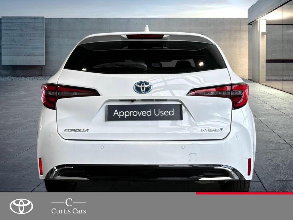Toyota Corolla 1.8 Vvt-h Icon Touring Sports Cvt Euro 6 Ss AMZ7829 White #6