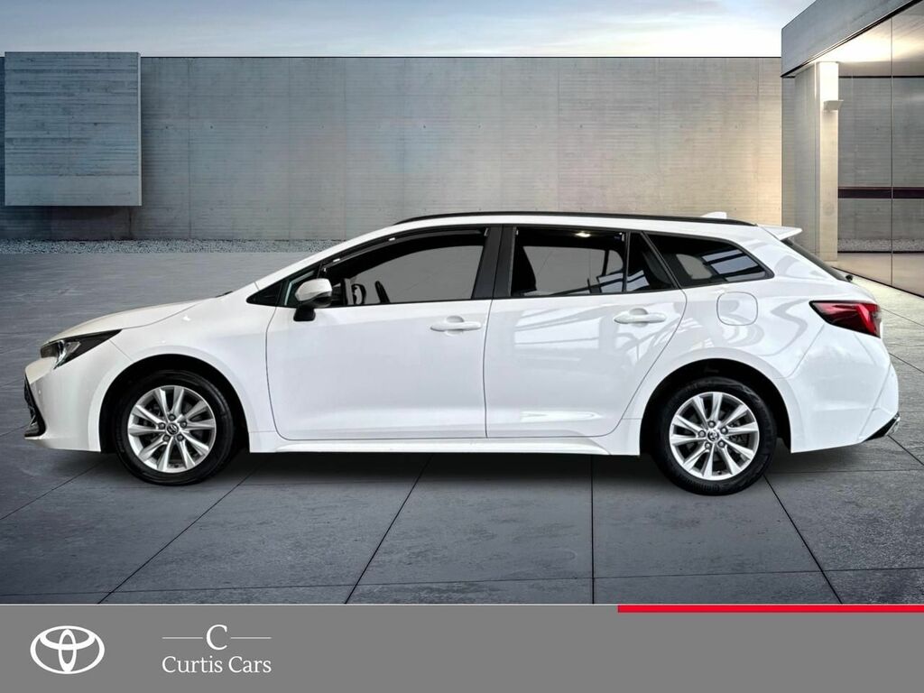 Toyota Corolla 1.8 Vvt-h Icon Touring Sports Cvt Euro 6 Ss AMZ7829 White #4