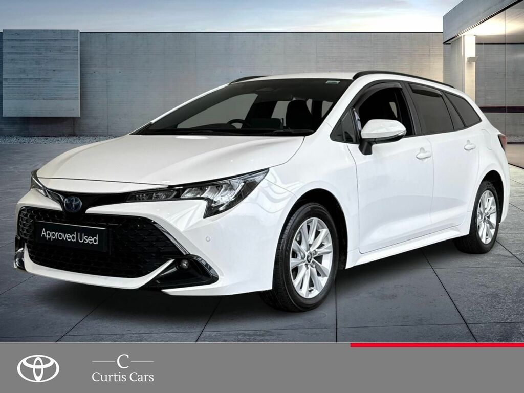 Toyota Corolla 1.8 Vvt-h Icon Touring Sports Cvt Euro 6 Ss AMZ7829 White #3