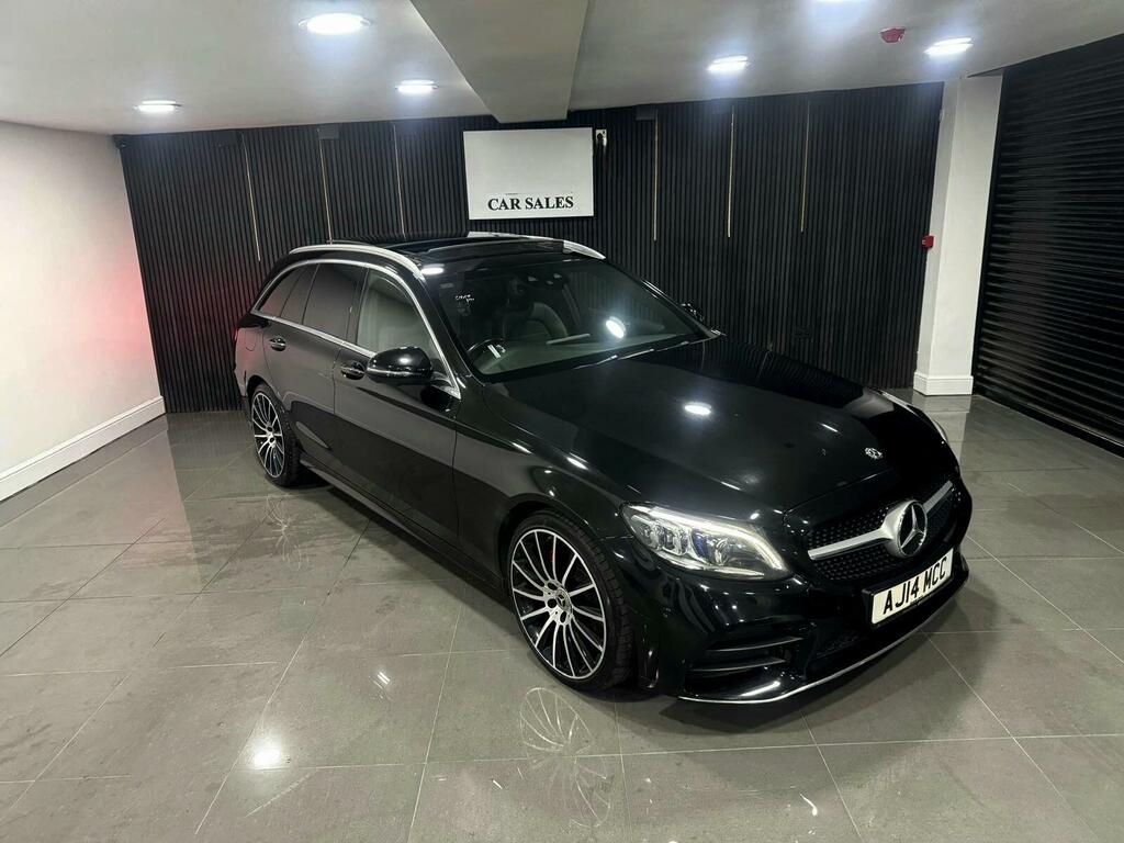 Mercedes-Benz C Class 2.0 C220d Amg Line Premium Plus G-tronic Euro 6 Black