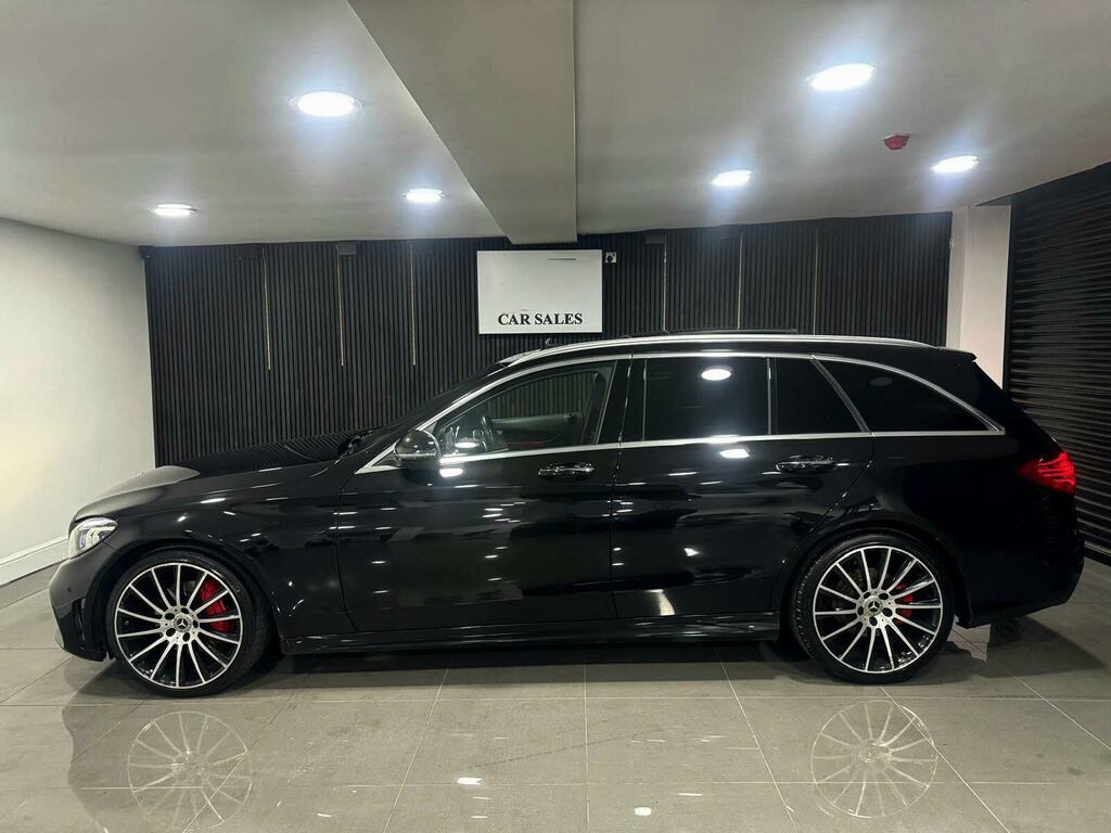 Mercedes-Benz C Class 2.0 C220d Amg Line Premium Plus G-tronic Euro 6 AJ14MCC Black #5