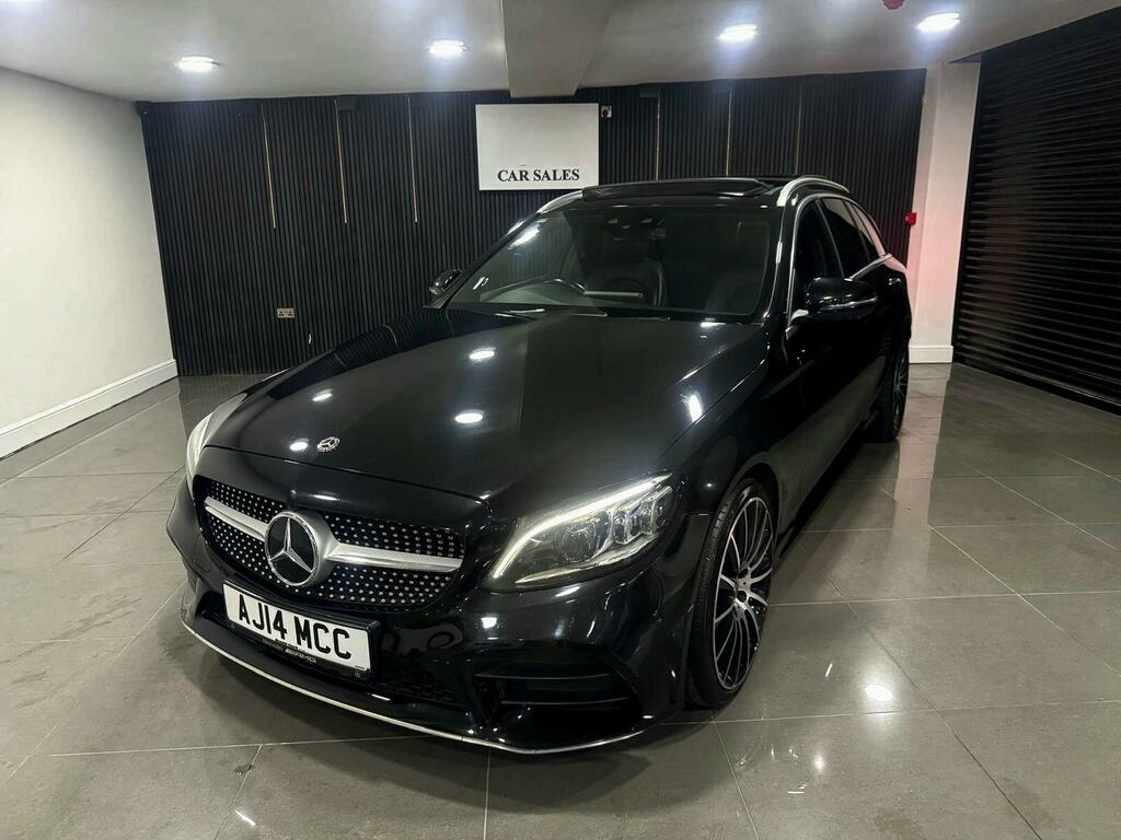 Mercedes-Benz C Class 2.0 C220d Amg Line Premium Plus G-tronic Euro 6 AJ14MCC Black #4