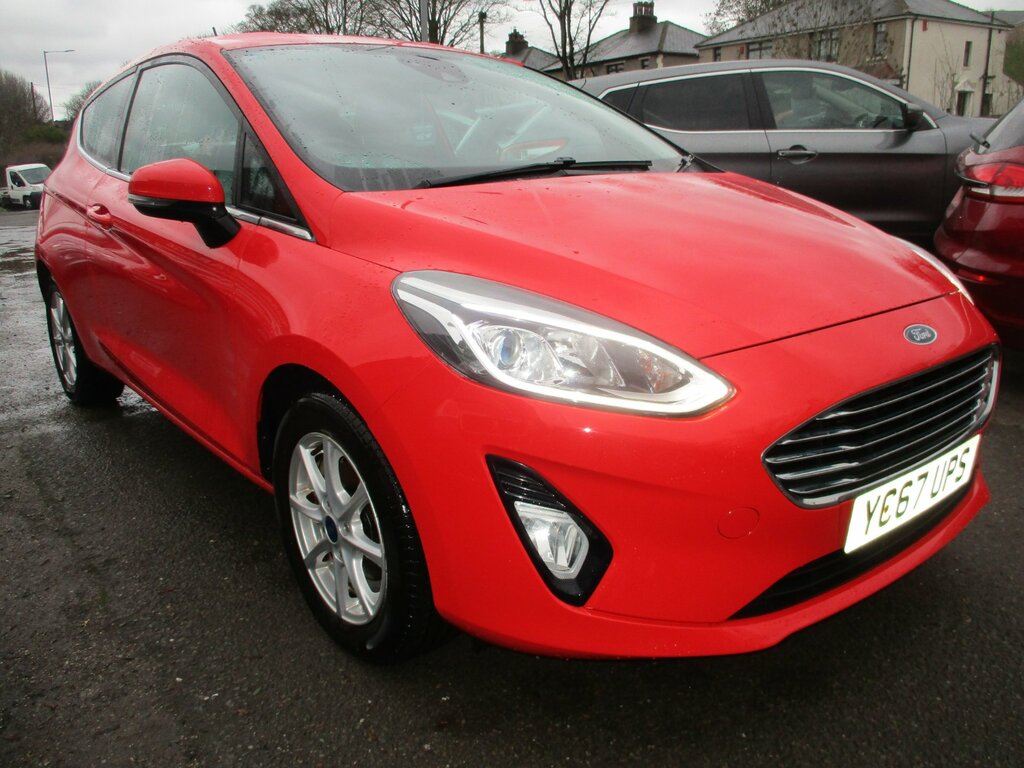 Ford Fiesta 1.1 Ti-vct Zetec Hatchback Euro YC67UPS Red #3