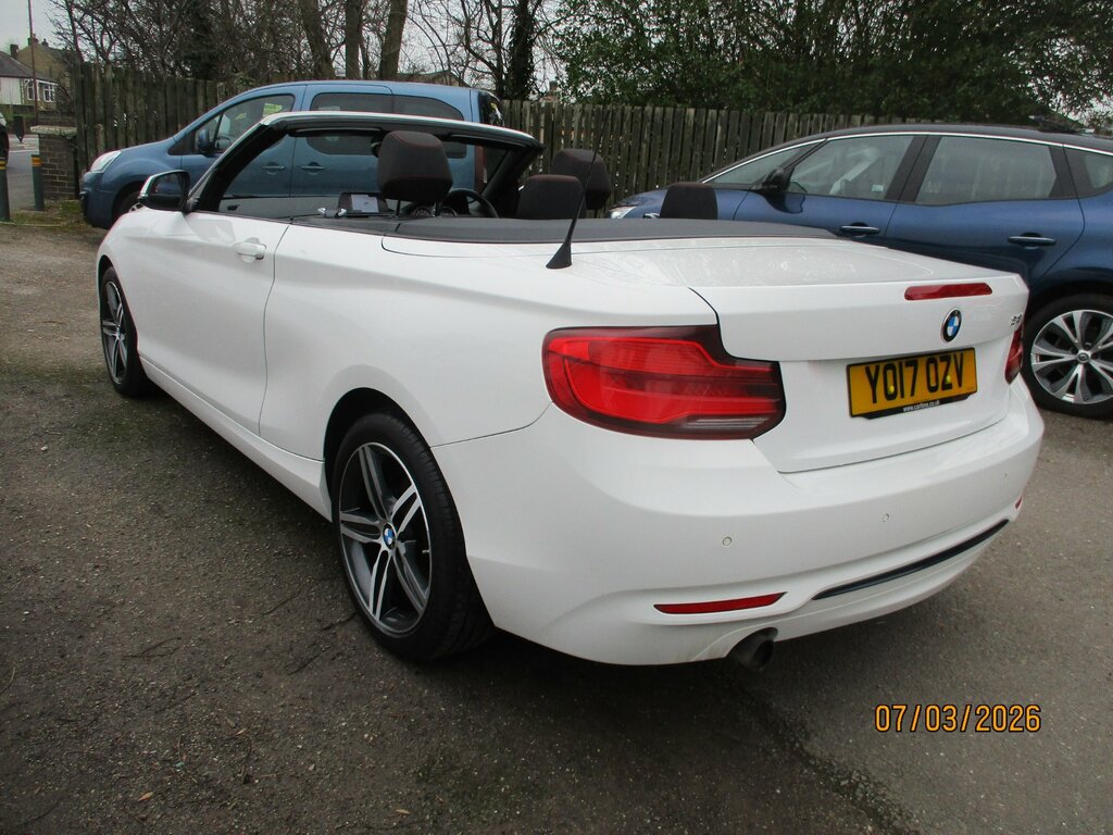 BMW 2 Series 1.5 218I Sport Convertible Euro White #6