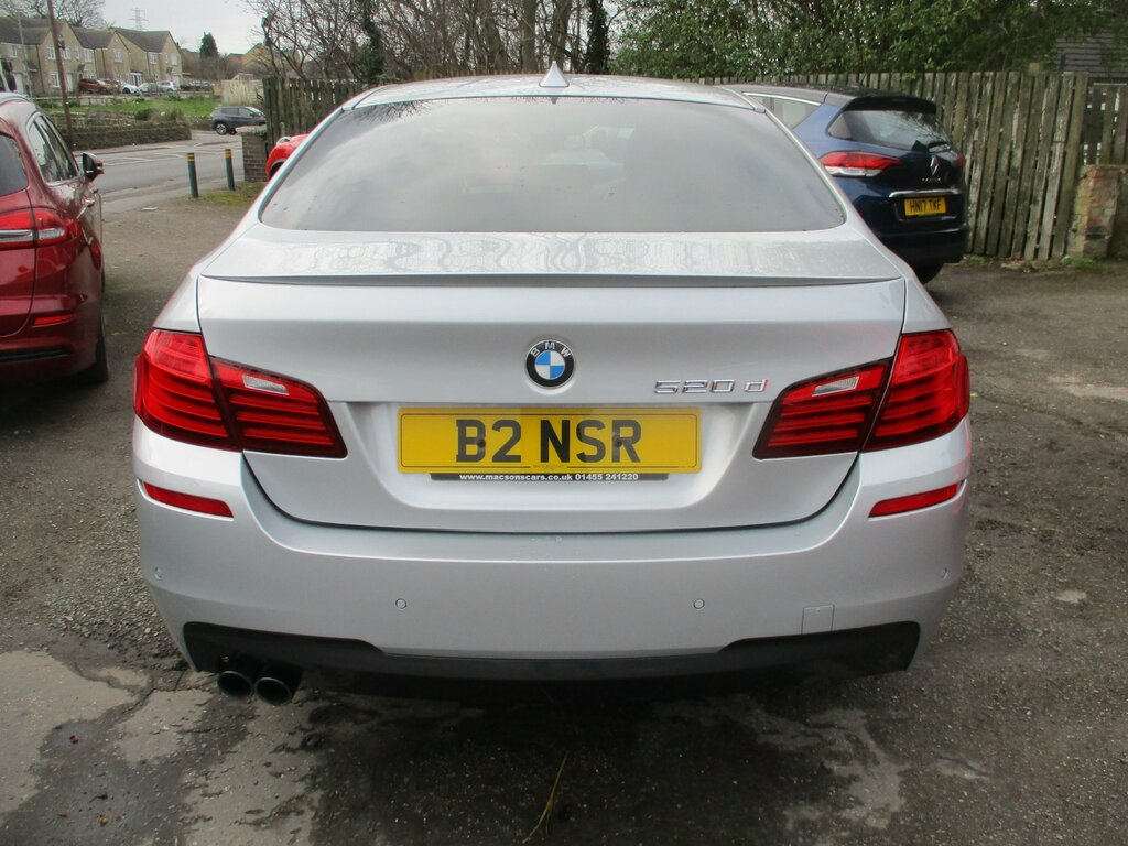 BMW 5 Series 2.0 520D M Sport Saloon Euro 6 S CN63BCZ Silver #6