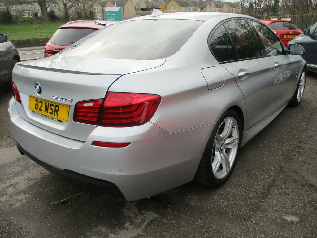 BMW 5 Series 2.0 520D M Sport Saloon Euro 6 S CN63BCZ Silver #5