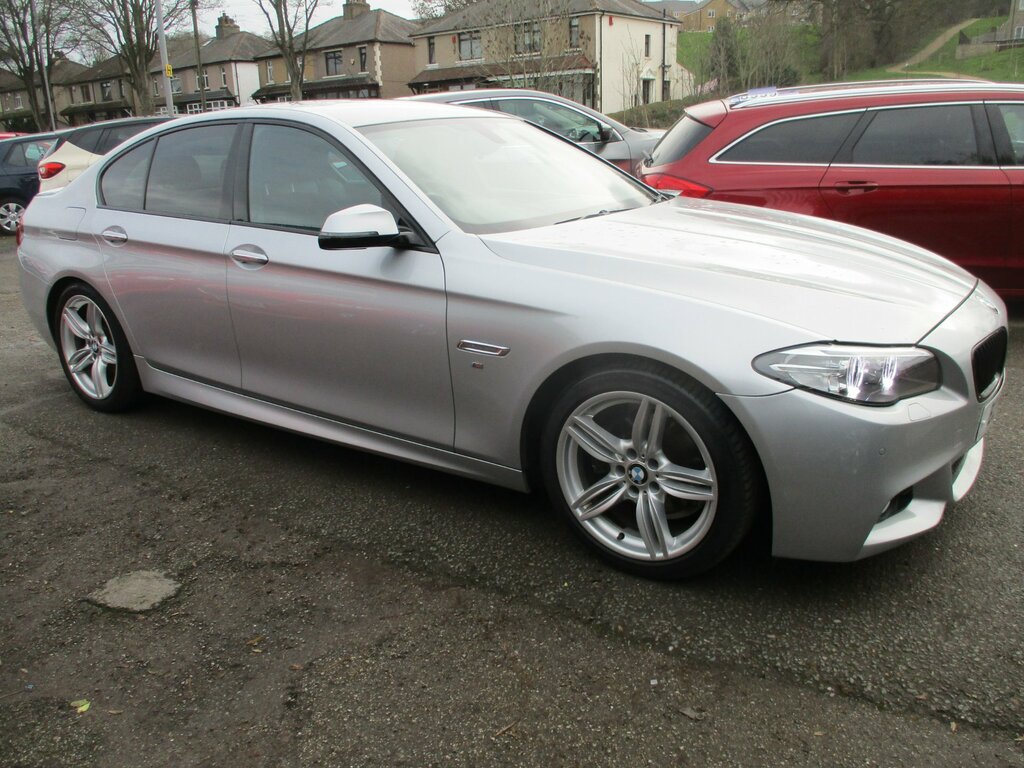 BMW 5 Series 2.0 520D M Sport Saloon Euro 6 S CN63BCZ Silver #3