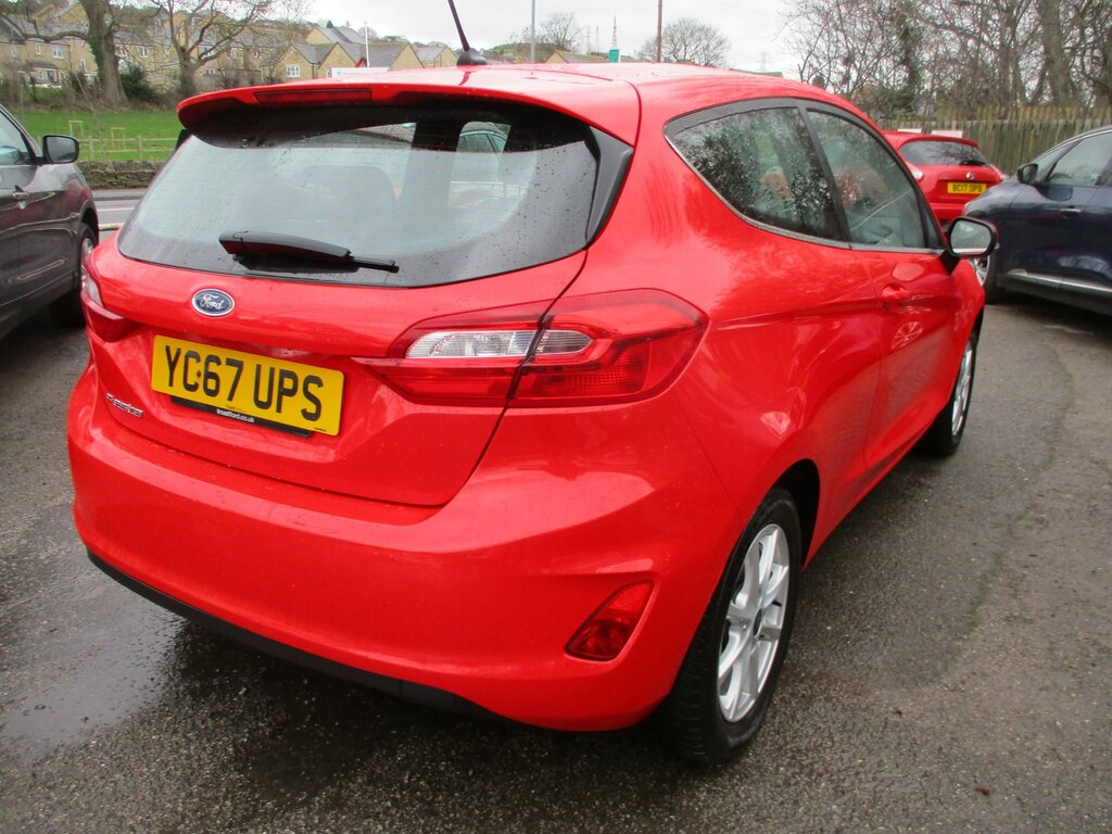 Ford Fiesta 1.1 Ti-vct Zetec Hatchback Euro YC67UPS Red #6